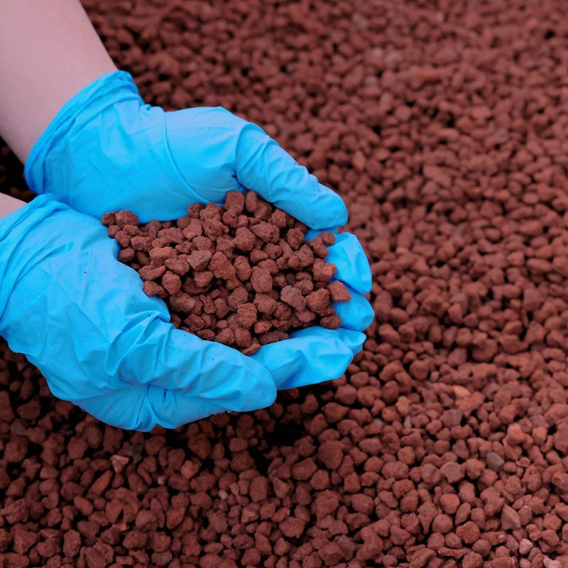 Aquasoil Substrate - 1kg de substrato de rocha vulcânica