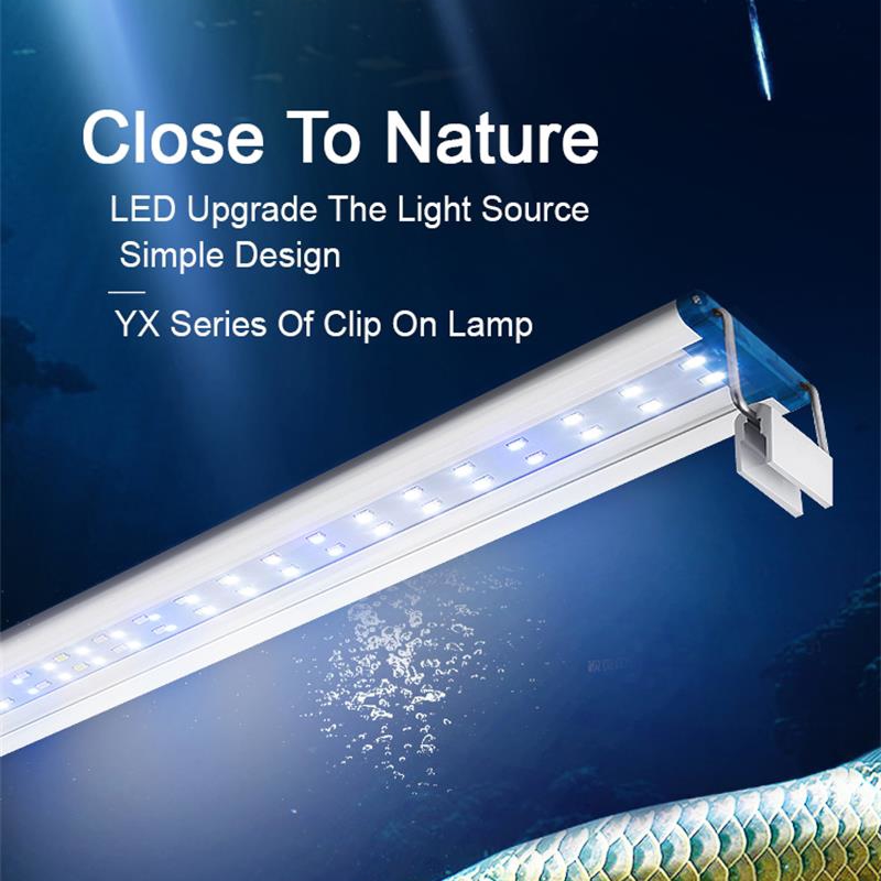 Aquarium Plant Display - Clip impermeável extensível na lâmpada para