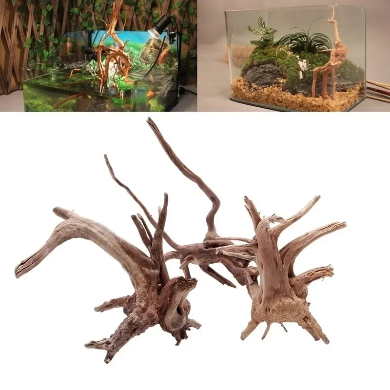 Aquarium Plant Roots - Natural Tree Tronco Driftwood para aquário,