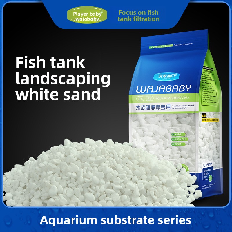 Aquasoil Substrate - WAJABABY Areia de aquário branca –