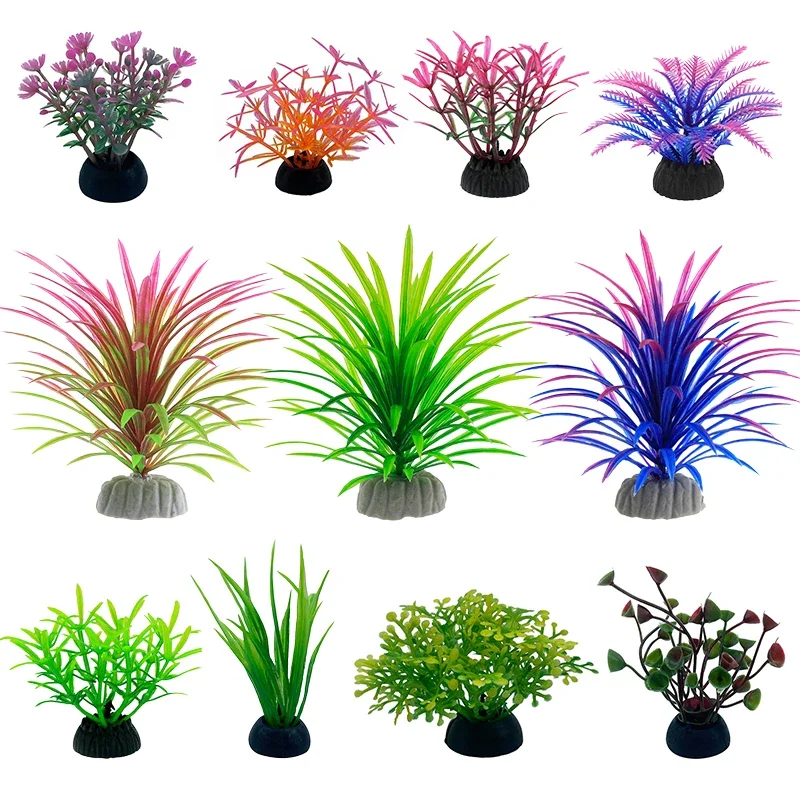Aquarium Plant Roots - Simulação decorativa de aquário em pvc,