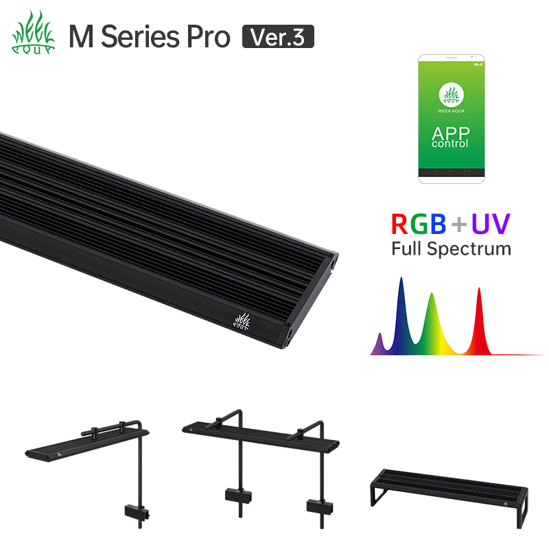 Aquarium Plant Display - Luminária LED RGB UV para Aquário
