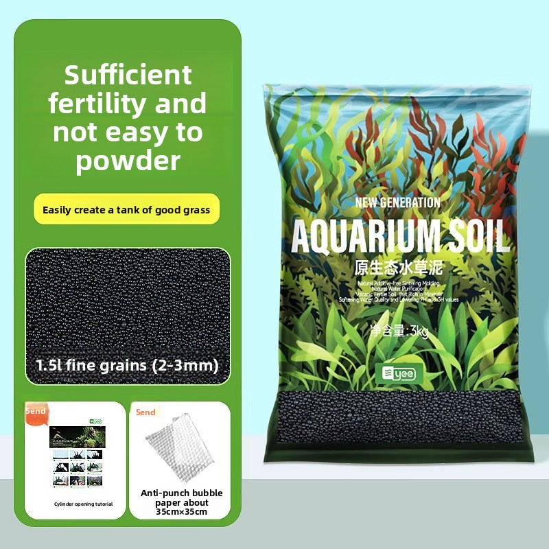 Aquasoil Substrate - Yee profissional aquascaping solo-utrientes-riquido planta substrato