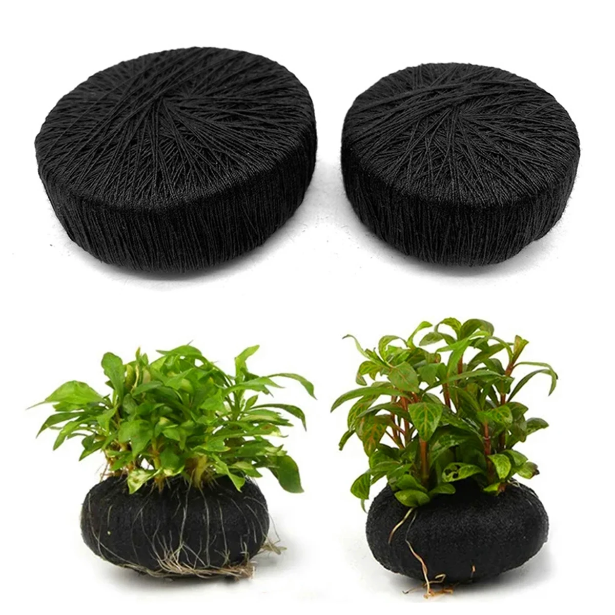Aquarium Planted Tank Substrate - 5 pçs preto tanque de peixes