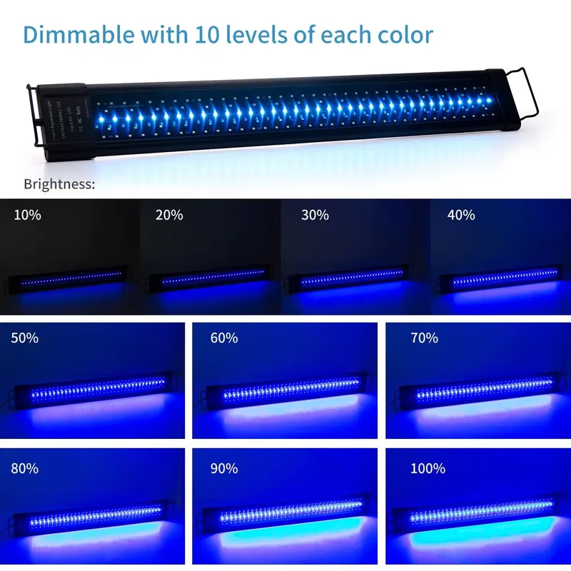 Luz de Cultivo LED IP68 de 11, - Planted Aquarium Hours avaliação e preço