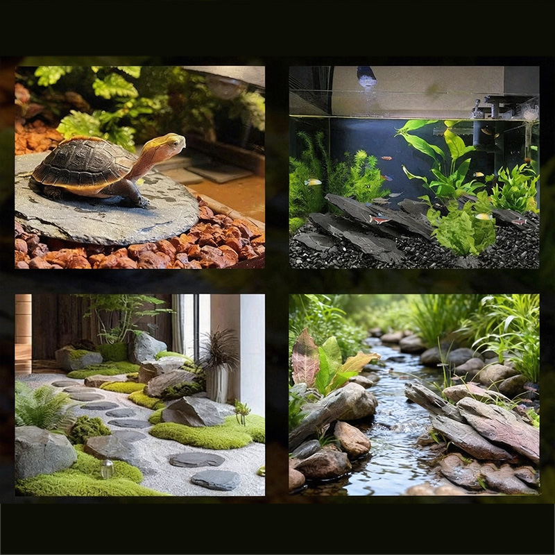 500g/1000g Lascas de Ardósia p - Aquasoil Substrate avaliação e preço