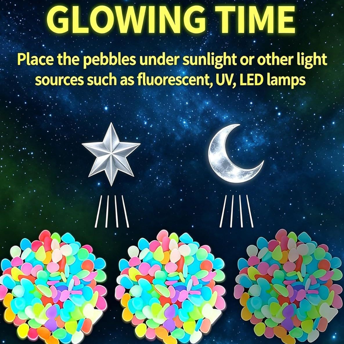 Pedras luminosas coloridas que - Aquarium Planted Fish Tank avaliação e preço