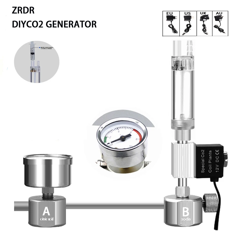 Kit de sistema gerador de CO2  - Planted Aquarium Equipment avaliação e preço