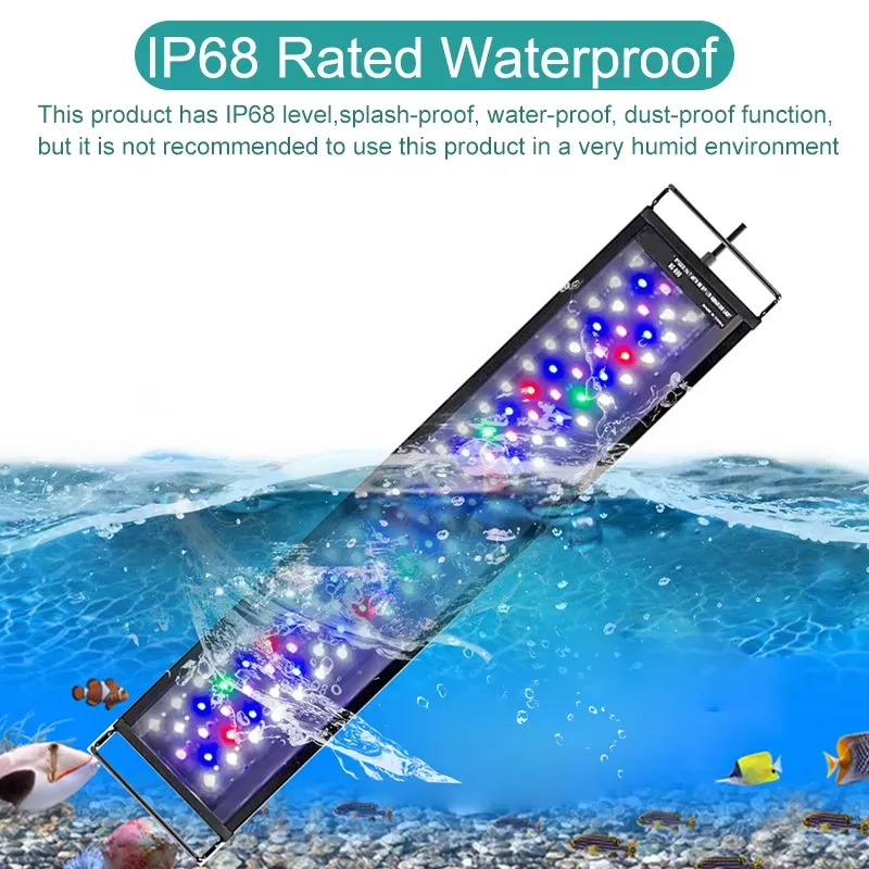 Luminária LED de Espectro Comp - Aquarium Planted Fish Tank avaliação e preço