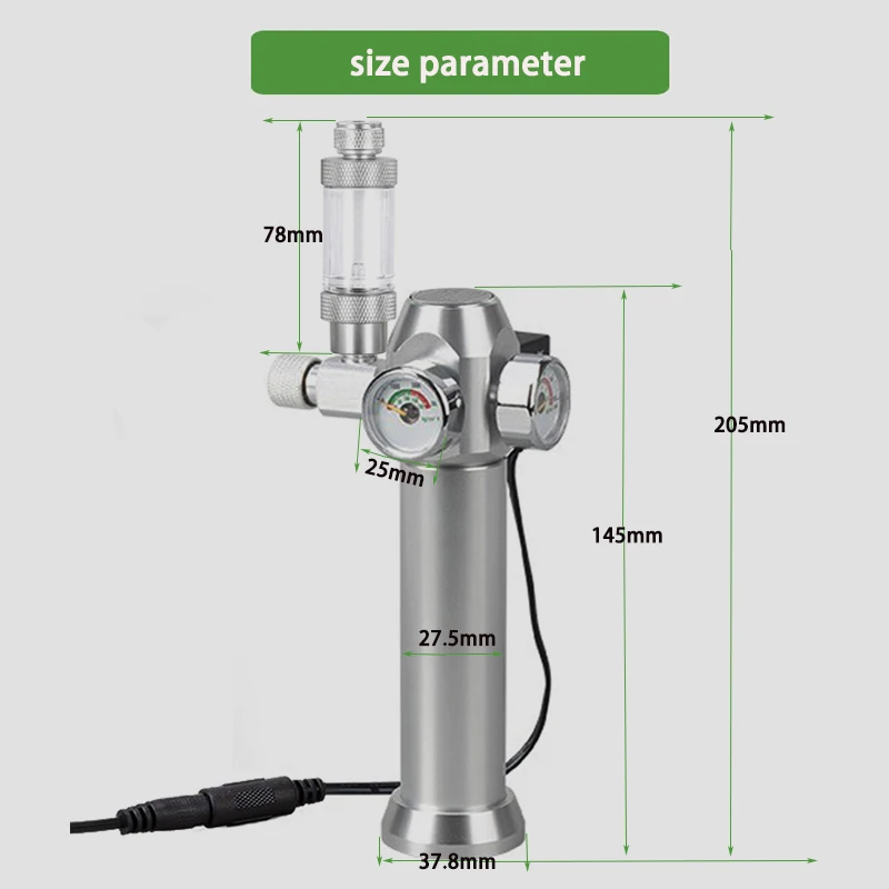 Regulador de CO2 para Aquário  - Planted Aquarium Co2 avaliação e preço