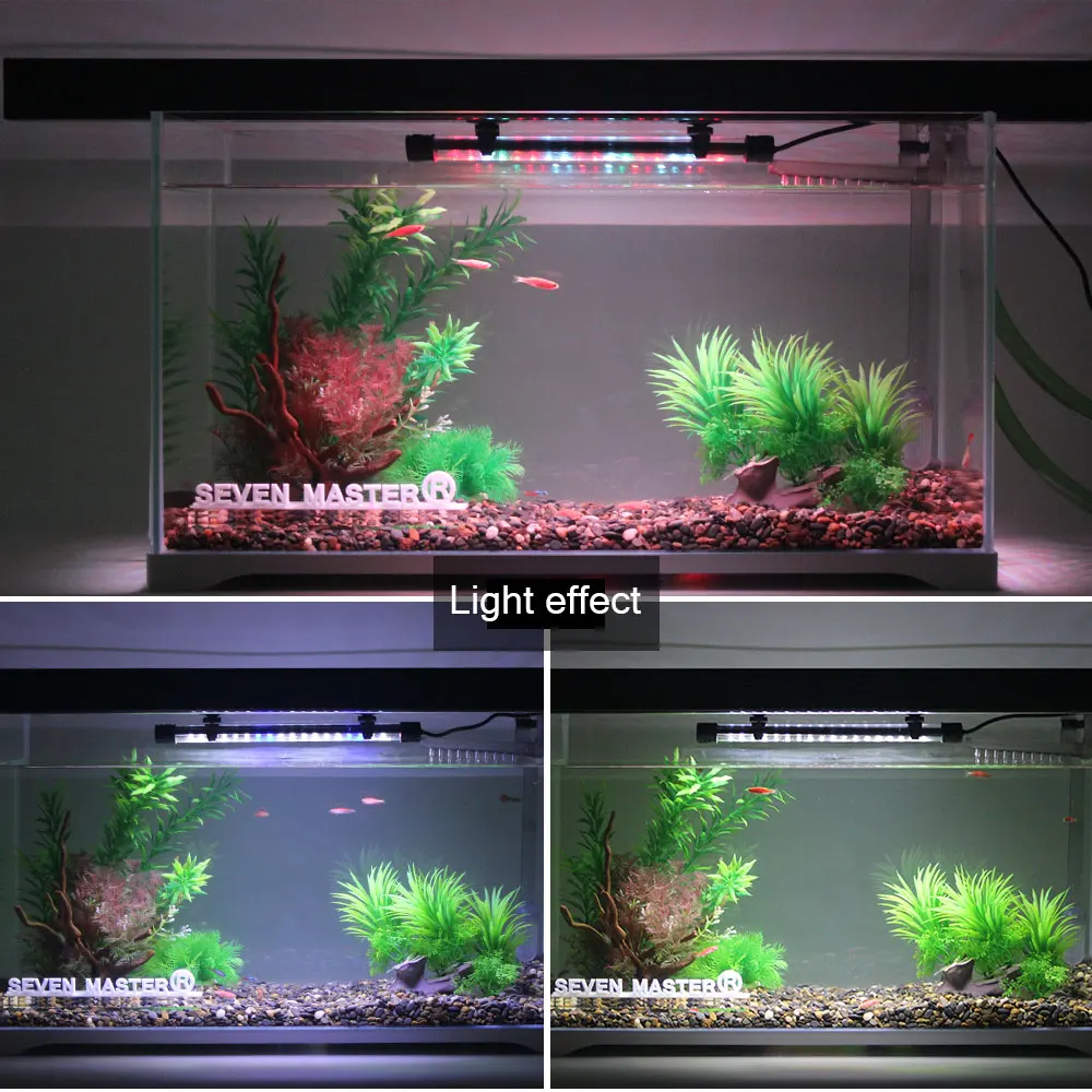58cm luz de aquário led planta - Aquarium Plant Display avaliação e preço