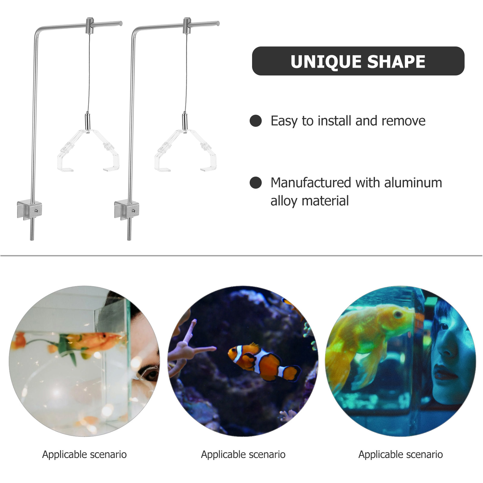 2 pçs suporte de luz do aquári - Aquarium Planted Fish Tank avaliação e preço