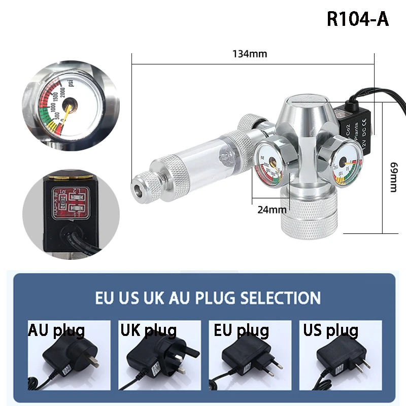 Novo Regulador de CO2 para Aqu - Planted Aquarium Co2 avaliação e preço